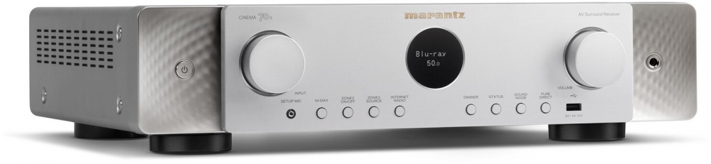 Bild 1 von MARANTZ Cinema 70S. Flacher 7.2 AV-Receiver d. Spitzenklasse. Edles Industrie-Design!