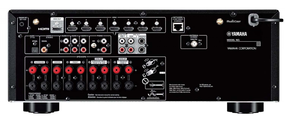 Bild 1 von YAMAHA TSR-700. Fachhandelsmodell. 4 Jahre Garantie. 7.2. Atmos. Musiccast. DAB+. Phono-In.