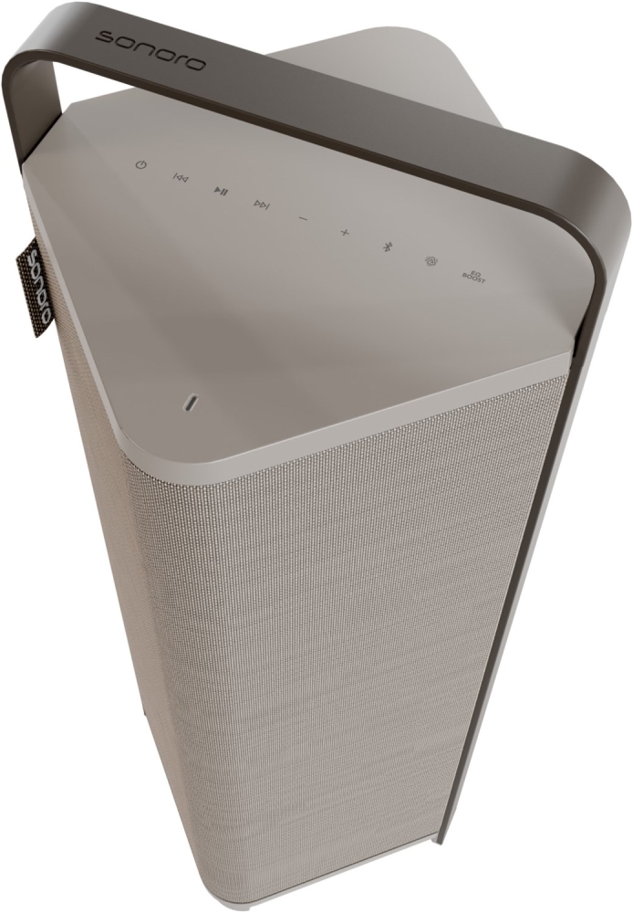 Bild 1 von SONORO Vibes XL. Das klanggewaltige 360° Sound-Objekt für draußen. Spritzwassergeschützt. Akku!