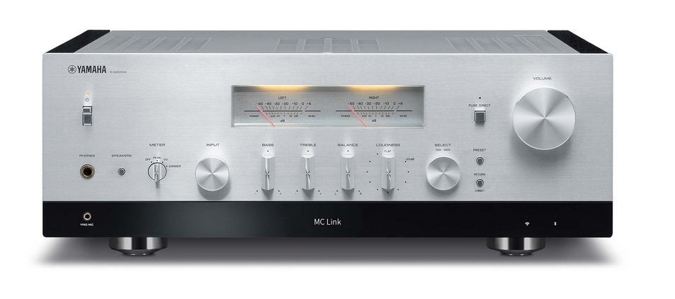 Bild 1 von YAMAHA R-N 2000. High-End Streaming-Stereo-Verstärker. Ringkern-Trafo. ESS. HDMI-ARC! Sonderpreis!  / (Farbe) Alu-Silber