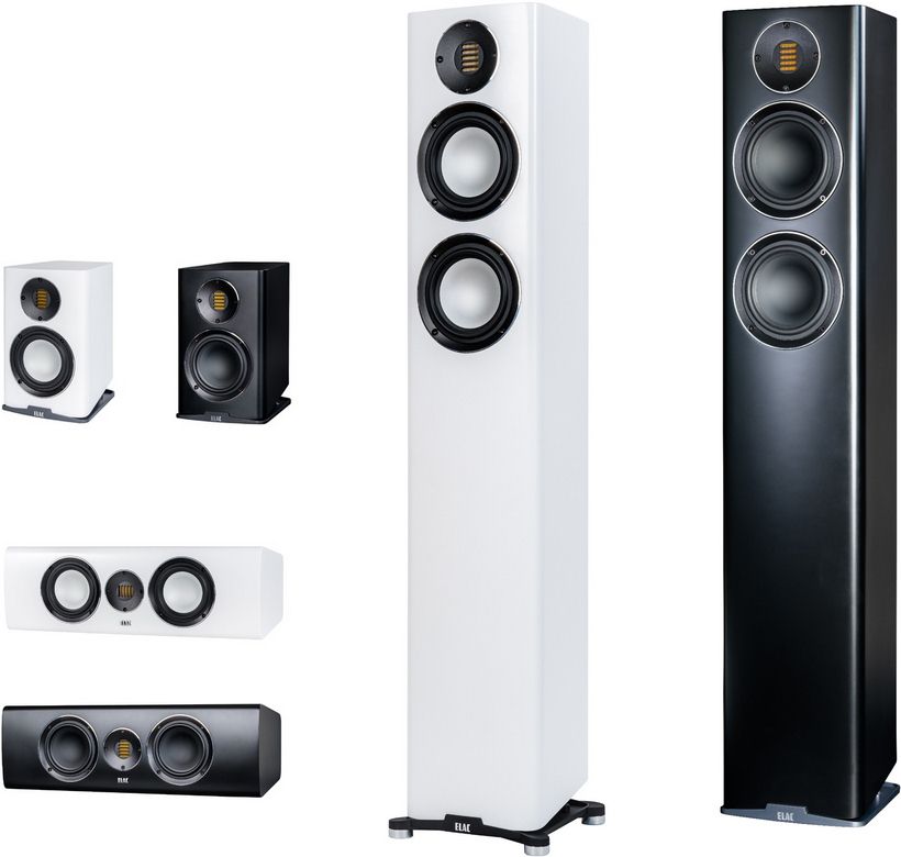 Bild 1 von ELAC Carina BS 243.4 Designer Regal-Lautsprecher. Alu-Membran und JET Bändchen-Hochtöner!