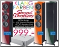 Bild 2 von WiiM Amp/HECO HiFi-Anlage. 2 x 120W Streaming-Verstärker  + HECO Aurora 700. Edel! Div Lacke!  / (Farbe) mit grünen Boxen