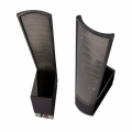 Bild 2 von Martin Logan ESL-X. 150 cm hoher, schlanker Elektrostat-Hybrid der absol. Spitzenklasse. 2 Subwoofer  / (Farbe) Schwarz. Mattlack