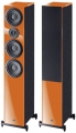 Bild 1 von WiiM Amp/HECO HiFi-Anlage. 2 x 120W Streaming-Verstärker  + HECO Aurora 700. Edel! Div Lacke!  / (Farbe) mit orangen Boxen