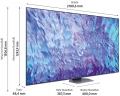 Bild 2 von SAMSUNG GQ98Q80C.  98 Zoll! Fast 250 cm Diagonale! QLED! + CASHBACK 1000€ = 2999,--!